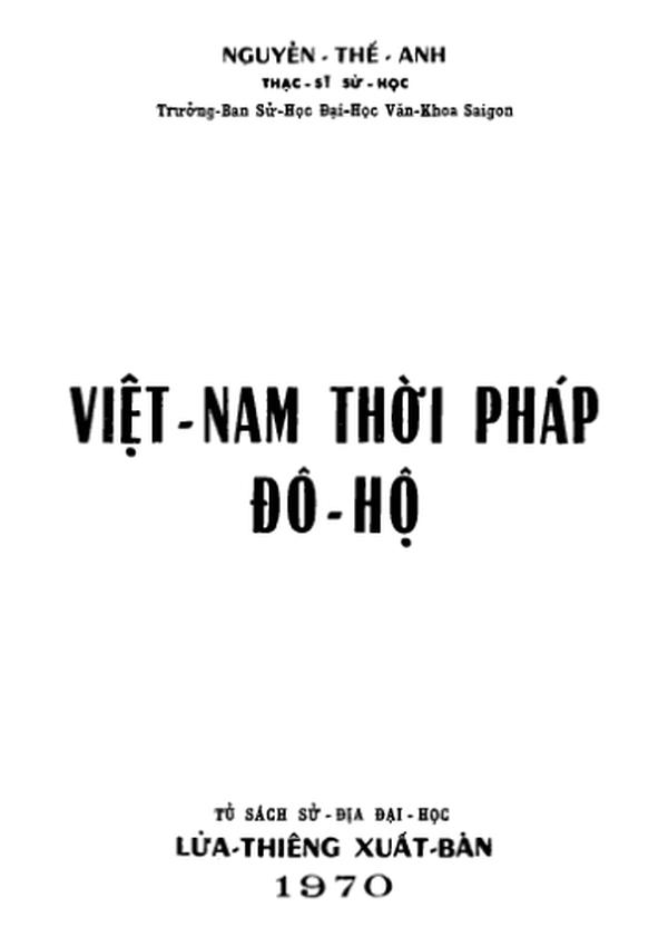 Việt Nam dưới thời Pháp đô hộ 0