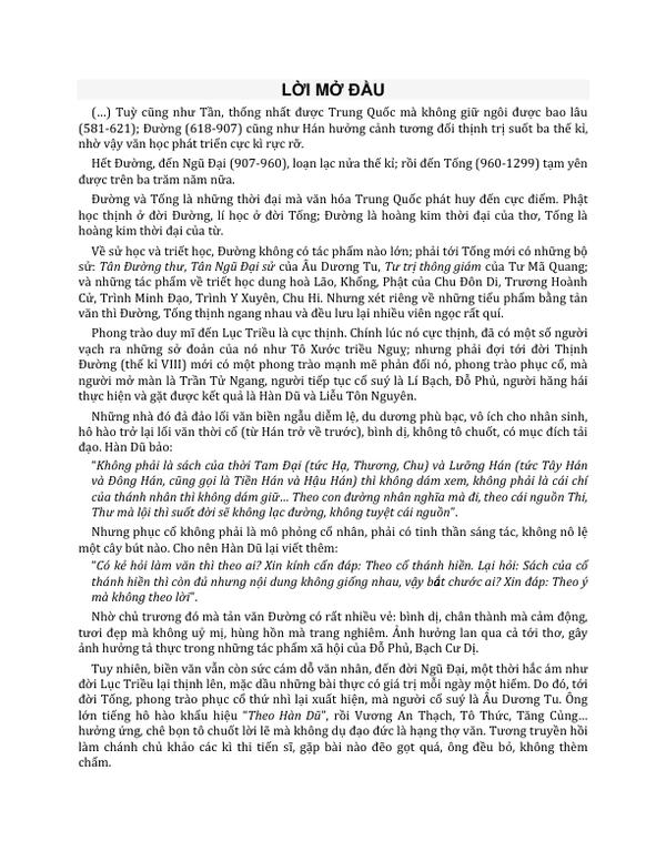 Cổ văn Trung Quốc - Đường Tống bát đại gia 2