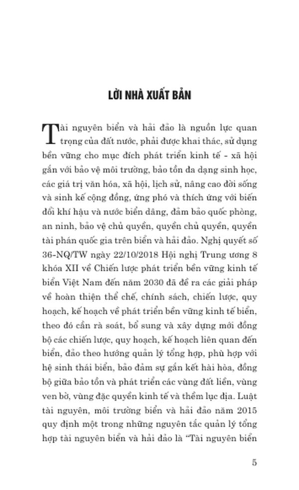 Biển, Đảo Việt Nam - Những Thông Tin Cơ Bản, Tập 3 - Khai Thác, Sử Dụng Biển Việt Nam 0